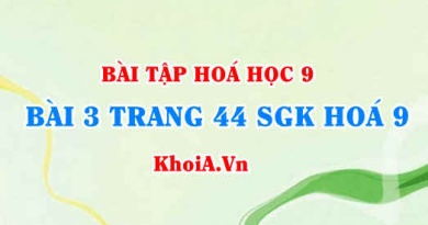 Bài 3 trang 44 SGK Hoá 9: Luyện tập tính chất hoá học của các hợp chất vô cơ